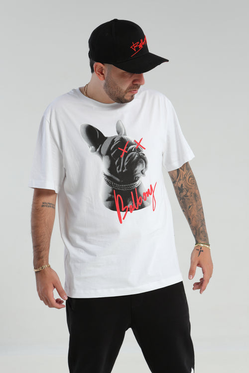 Camiseta Blanca Bulldog Equis