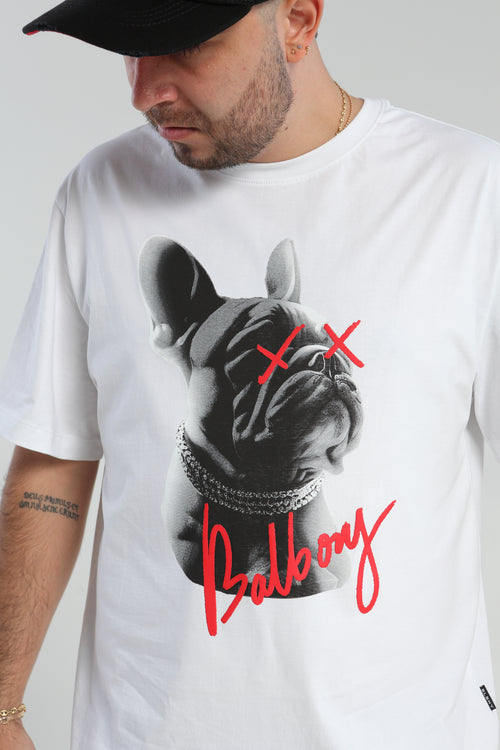 Camiseta Blanca Bulldog Equis