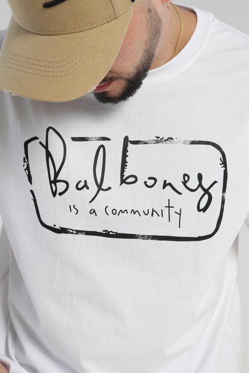 Camiseta Blanca Balbony is a Community