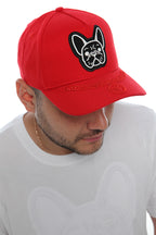 Gorra Balbony Bull Dog'n Chain Roja