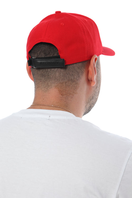 Gorra Balbony Bull Dog'n Chain Roja