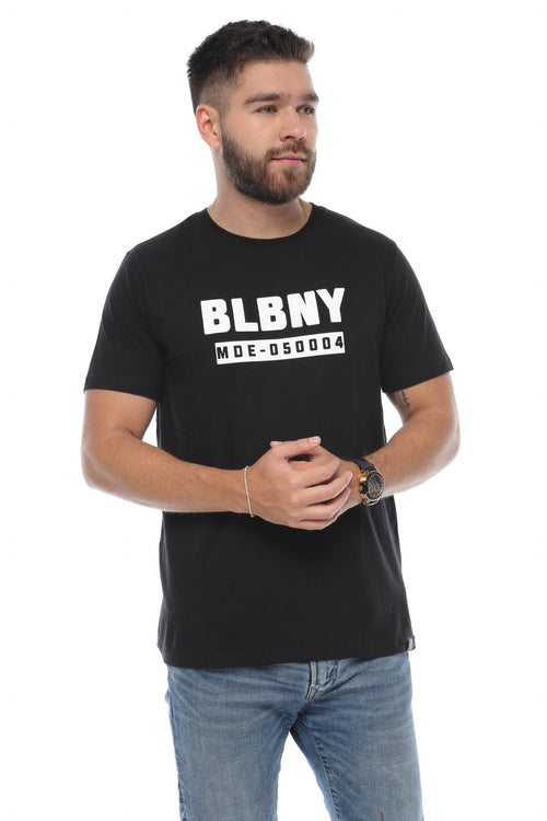 Camiseta Balbony Postal Code Negra - Balbony Colombia