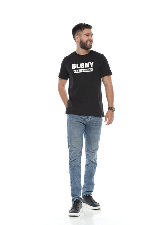 Camiseta Balbony Postal Code Negra - Balbony Colombia