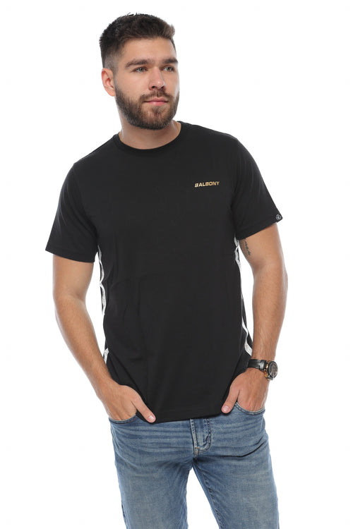Camiseta Negra Balbony Dorado - Balbony Colombia